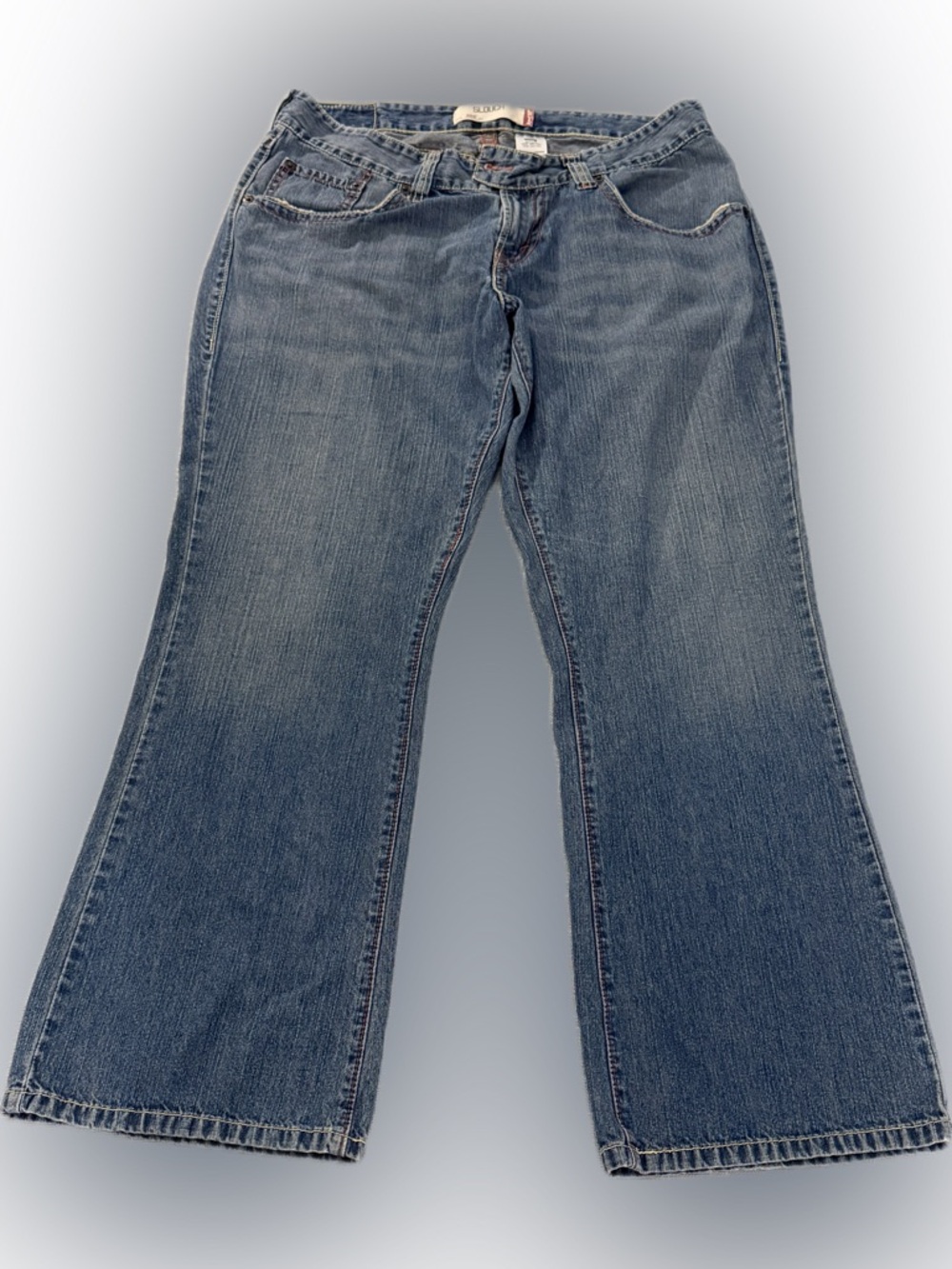 Levi’s 501 Slouch Jeans Womens 18M Wide Leg Denim Missing Buttons AS IS